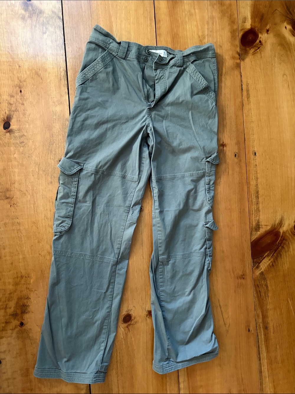 Abercrombie & Fitch womens Cargo Pants in Sage Green
